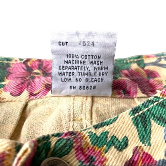 Vintage Michael Summer Floral Denim Shorts - Picture 3 of 5